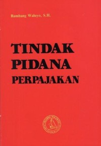 Image of Tindak Pidana Perpajakan
