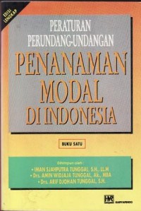 Image of Peraturan Perundang-Undangan Penanaman Modal DiIndonesia