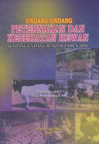Image of Undang - Undang Peternakan dan Kesehatan Hewan